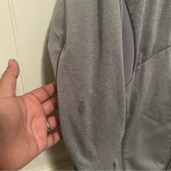 Descente Men’s Fleece Running Soft Shell Jacket in Gray Sz XS - Picture 16 of 16